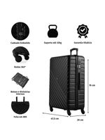 Mala grande abs 4 rodas detroit lilás ii