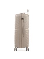 Mala de viagem grande 32 kg polipropileno 4 rodas rover off white