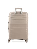 Mala de viagem grande 32 kg polipropileno 4 rodas rover off white