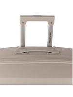 Mala de viagem grande 32 kg polipropileno 4 rodas rover off white