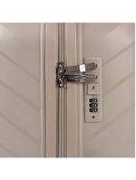 Mala de viagem grande 32 kg polipropileno 4 rodas rover off white