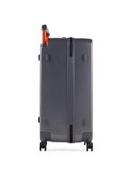 Mala de viagem grande 32 kg policarbonato 4 rodas bahamas trunk cinza escuro