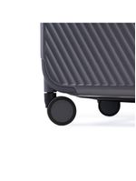 Mala de viagem grande 32 kg policarbonato 4 rodas bahamas trunk cinza escuro