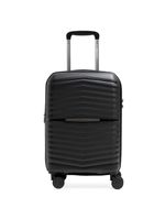 Mala de Bordo 10 Kg Polipropileno 4 Rodas Hong Kong Preta