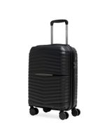 Mala de Bordo 10 Kg Polipropileno 4 Rodas Hong Kong Preta