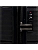 Mala de Bordo 10 Kg Polipropileno 4 Rodas Hong Kong Preta