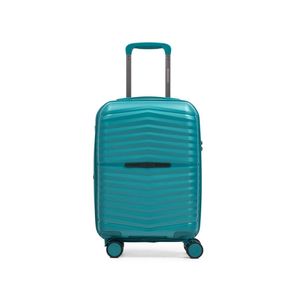 Mala de bordo de polipropileno 4 rodas hong kong verde