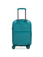 Mala de bordo de polipropileno 4 rodas hong kong verde