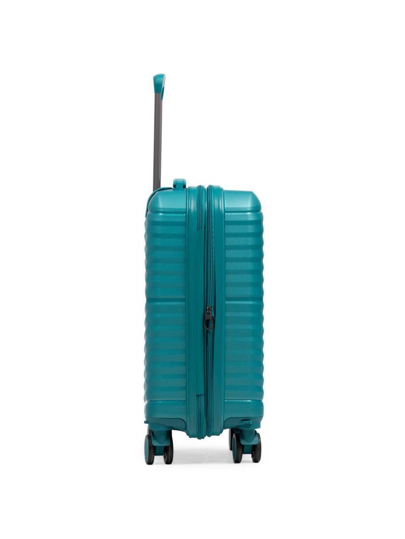 Mala de bordo de polipropileno 4 rodas hong kong verde