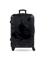 Mala de viagem grande 32 kg abs 4 rodas mickey epcot preta