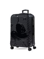 Mala de viagem grande 32 kg abs 4 rodas mickey epcot preta