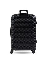 Mala de viagem grande 32 kg abs 4 rodas mickey epcot preta