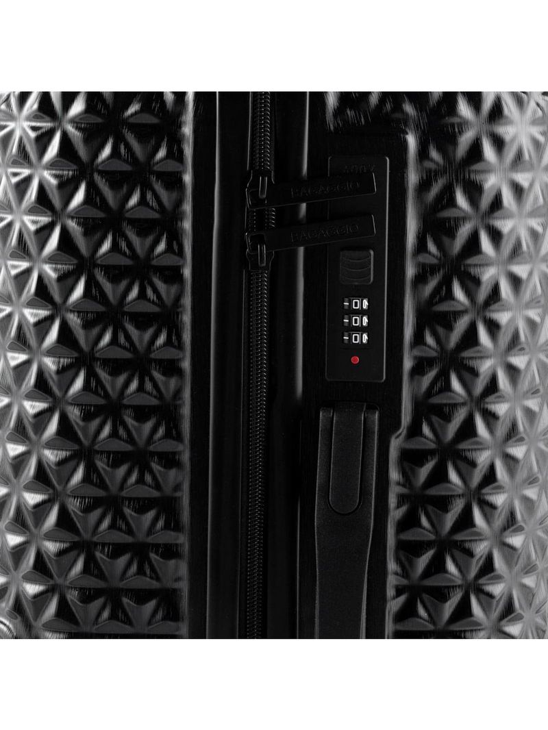 Mala de viagem grande 32 kg abs 4 rodas mickey epcot preta