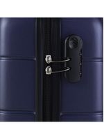 Mala de bordo pp 8 kg abs 4 rodas 18,5" downtown azul marinho