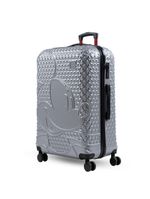 Mala de viagem grande 32 kg abs 4 rodas mickey epcot prata