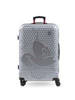 Mala de viagem grande 32 kg abs 4 rodas mickey epcot prata