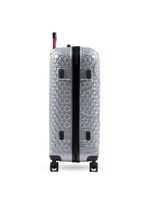 Mala de viagem grande 32 kg abs 4 rodas mickey epcot prata