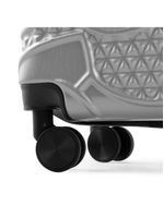 Mala de viagem grande 32 kg abs 4 rodas mickey epcot prata