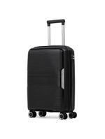 Mala de bordo de polipropileno 4 rodas malta preto