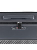 Mala de bordo policarbonato 4 rodas bahamas cinza escuro