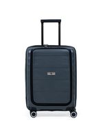 Mala de bordo polipropileno 4 rodas swissone genebra cinza