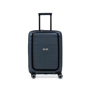 Mala de bordo polipropileno 4 rodas swissone genebra cinza