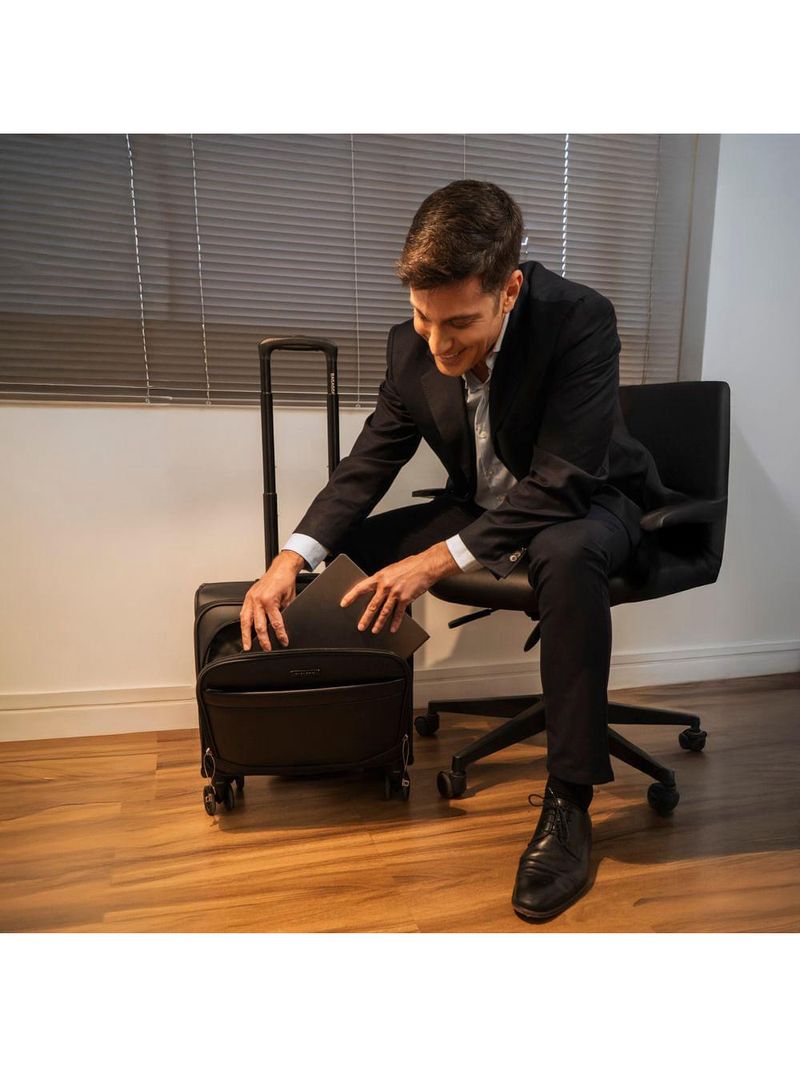 Mala briefcase advanced preta