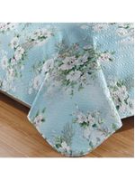 Kit cobre leito colcha mix queen estampado dupla face floral 3 peças - yasmin