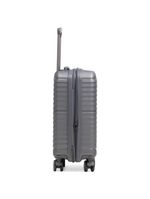 Mala de bordo de polipropileno 4 rodas hong kong cinza