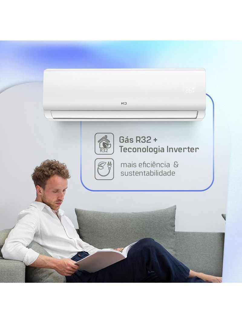 Ar Condicionado Split HQ Hi Wall Inverter 36000 BTU/h Frio Monofásico Branco VIHT36KCO3S2S13 220V