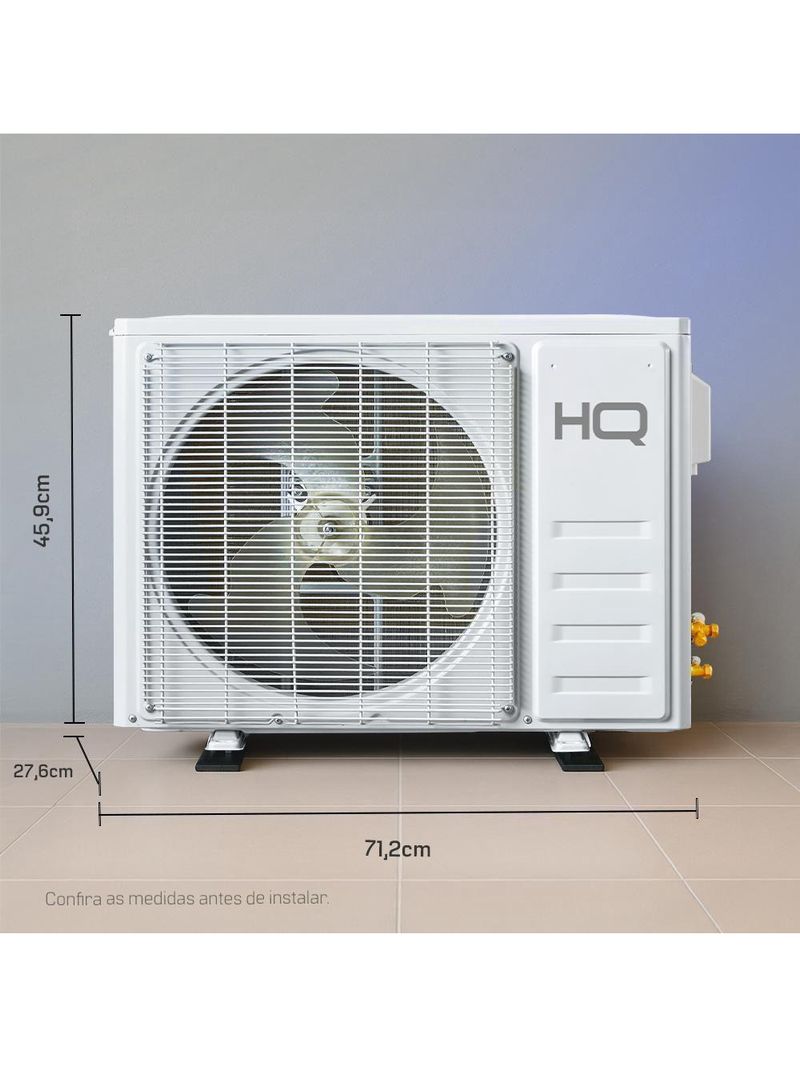 Ar Condicionado Split HQ Hi Wall Inverter 12000 BTU/h Quente E Frio Monofásico Branco VIHT12KCH3S2S23 220V