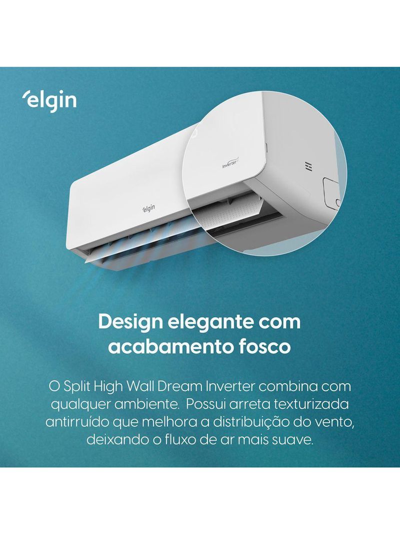 Ar Condicionado Elgin 36000 Btus Frio Inverter Eco Dream R32 220V Wifi ? 1 Unidade