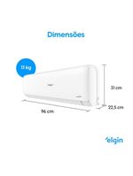 Ar Condicionado Elgin 18000 Btus Quente E Frio Inverter R32 220V Wi-fi 1 Unidade