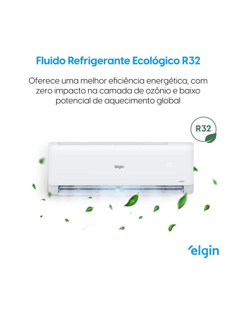Ar Condicionado Elgin 18000 Btus Quente E Frio Inverter R32 220V Wi-fi 1 Unidade
