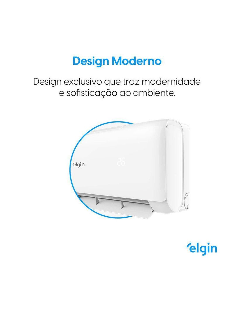 Ar Condicionado Elgin 18000 Btus Quente E Frio Inverter R32 220V Wi-fi 1 Unidade