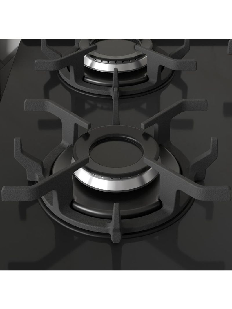 Fogão Itatiaia Itamaster 4 Bocas Preto/Reflecta Bivolt