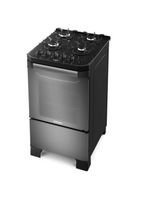 Fogão Itatiaia Itamaster 4 Bocas Preto/Reflecta Bivolt