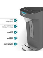 Purificador De Água Natural E Gelada Philco PPU12C1 Cinza Bivolt