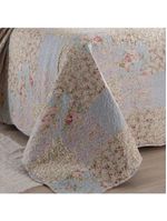 Kit cobre leito colcha mix king estampado dupla face floral 3 peças - beth