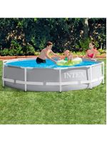 Piscina Estrutural 6503 Litros Armação Prism + Capa + Filtro - Intex