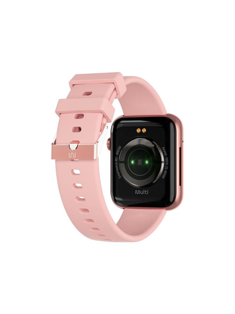 Smartwatch multi m2 tela 1,78 amoled proteção ip67 rosé - wr205