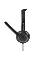 Headset basic conexão p3 cabo de 150cm cancelamento de ruido potência 45mw preto - ph367