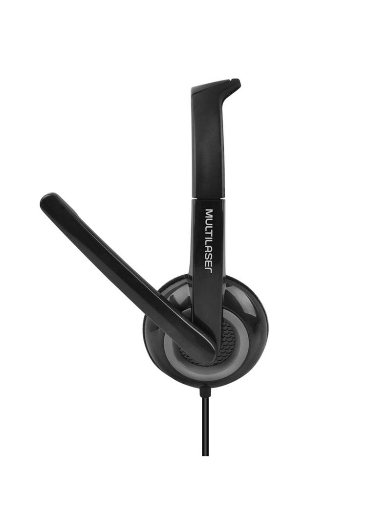 Headset basic conexão p3 cabo de 150cm cancelamento de ruido potência 45mw preto - ph367