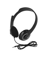 Headset basic conexão p3 cabo de 150cm cancelamento de ruido potência 45mw preto - ph367