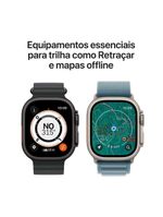 Apple watch ultra 3 gps+ cellular 49mm pulseira milanês m preta