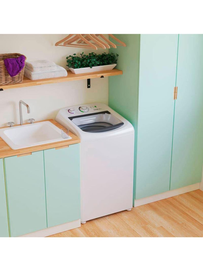 Lavadora de roupas consul 12kg cwh12bb com dosagem econômica e ciclo edredom – branca