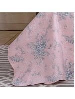 Kit cobre leito colcha mix king estampado dupla face floral 3 peças - grace