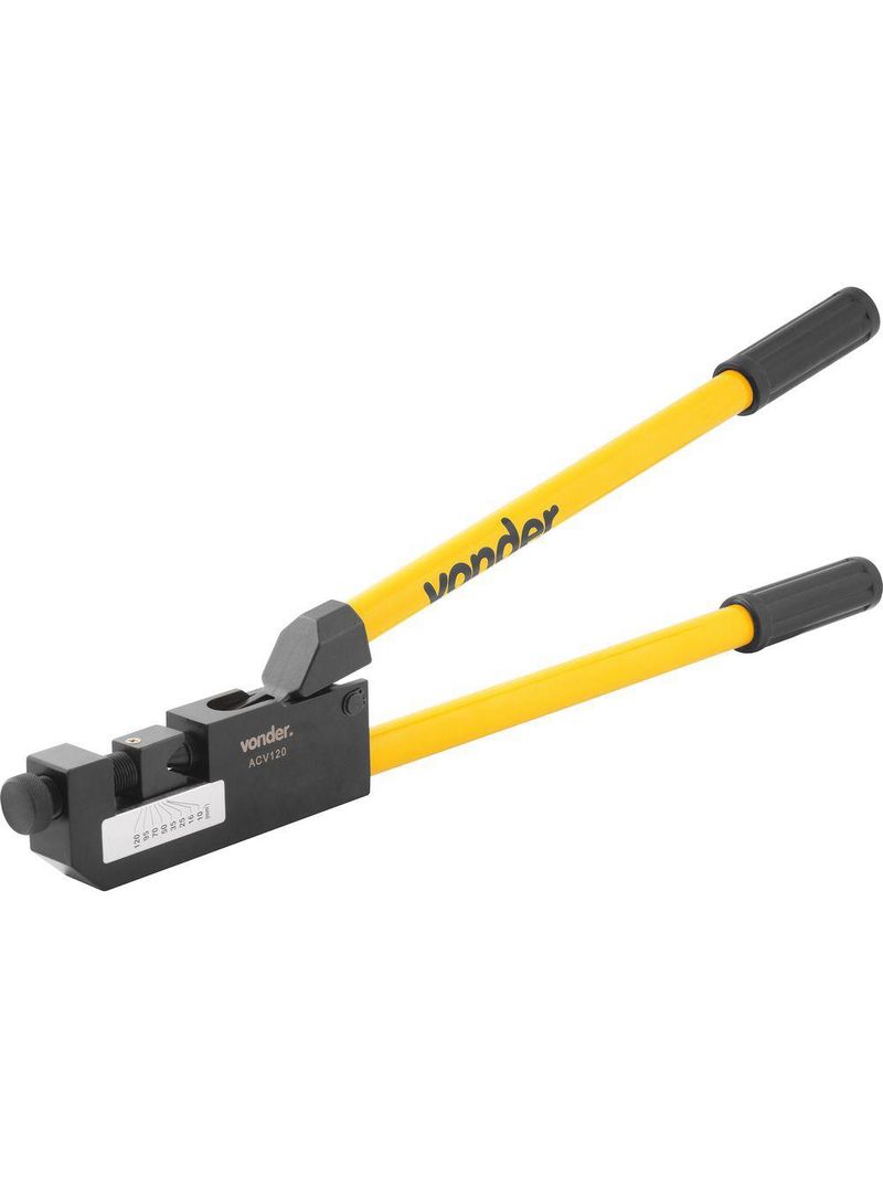 Alicate crimpador acv120 sem catraca 10mm² à 120mm² vonder