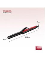 Modelador De Cachos Mondial Infinity Em-12 Cabo Giratório Bivolt Preto E Vermelho