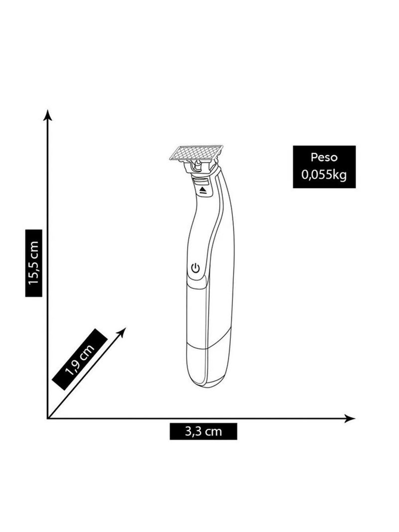 Barbeador Elétrico Philips Oneblade Qp1424/10 à Prova Dágua